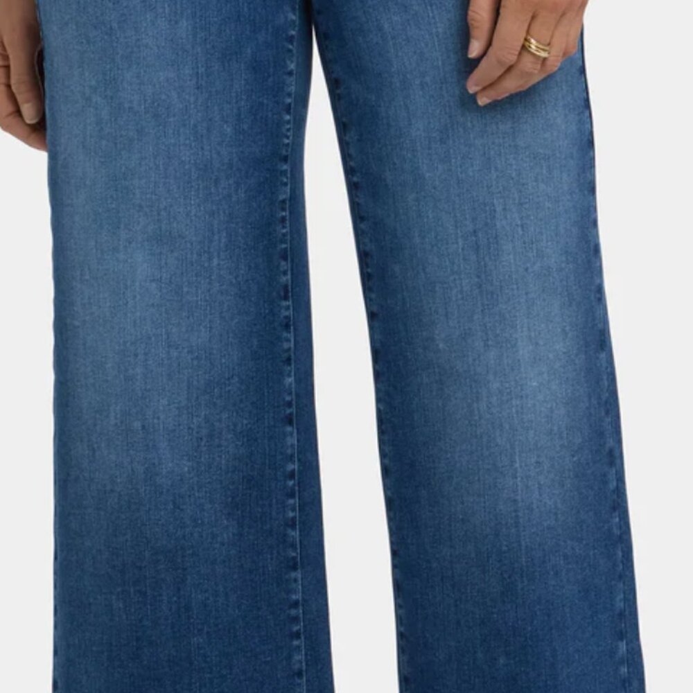NWT Teresa Wide Leg Ankle Jeans with 3 Inch Hems Sz 00 - Picture 8 of 8